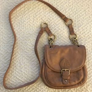 Taupe Leather crossbody bag